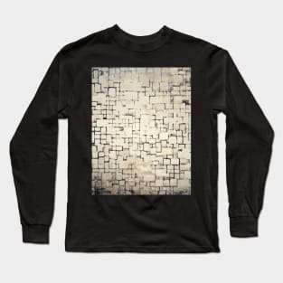 Vintage bricks wall abstract street art Long Sleeve T-Shirt